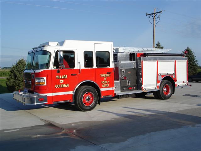 Rosenbauer Fire Truck - Coleman, WI