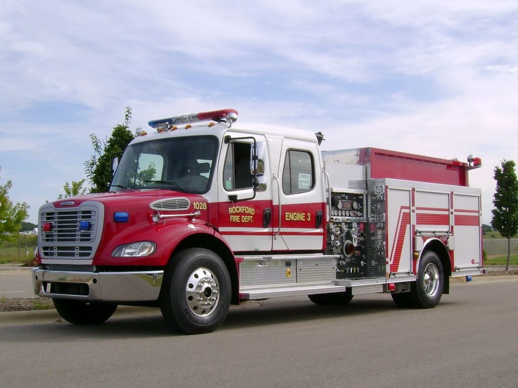 Rockford, IL Rosenbauer Fire Truck