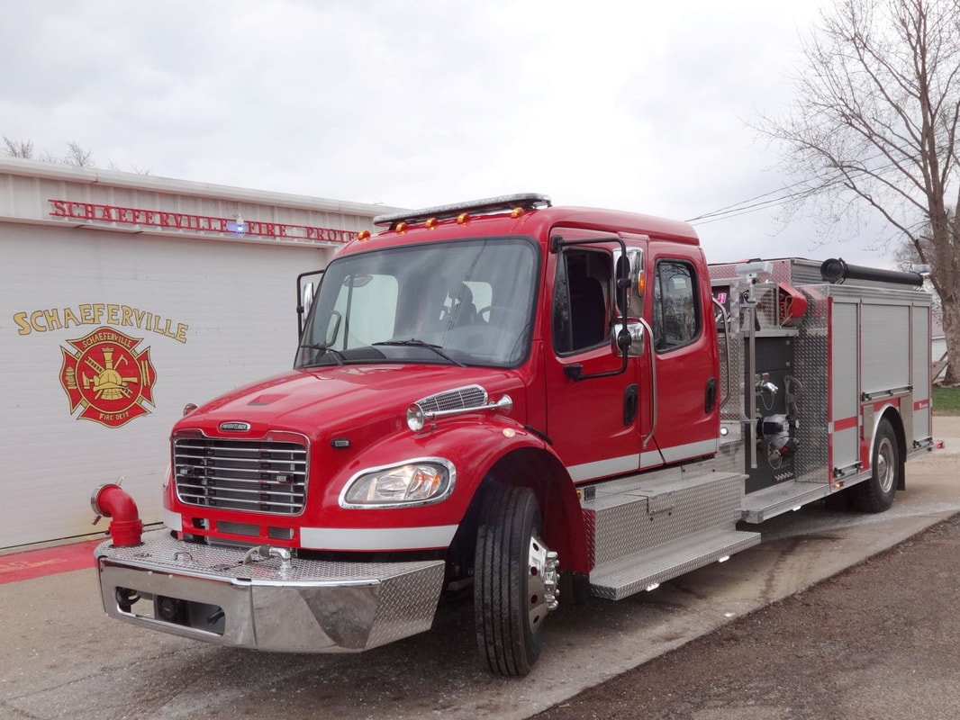 Schaeferville, IL Rosenbauer Fire Truck