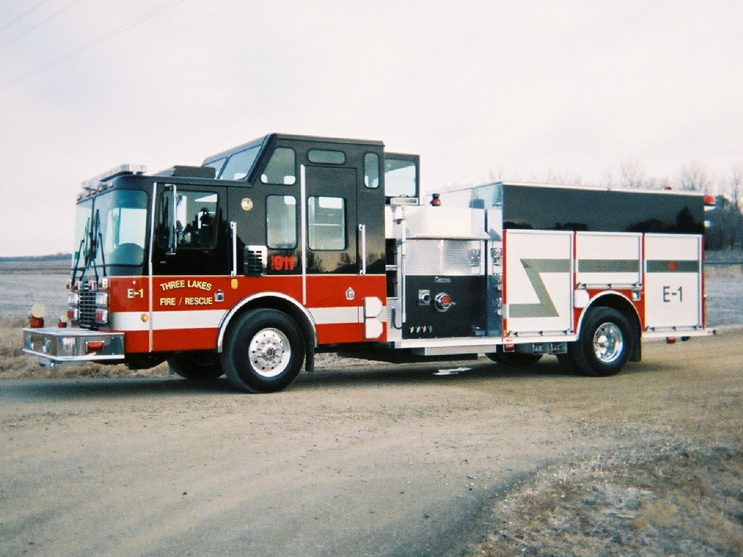 Three Lakes, WI Rosenbauer Fire Truck 