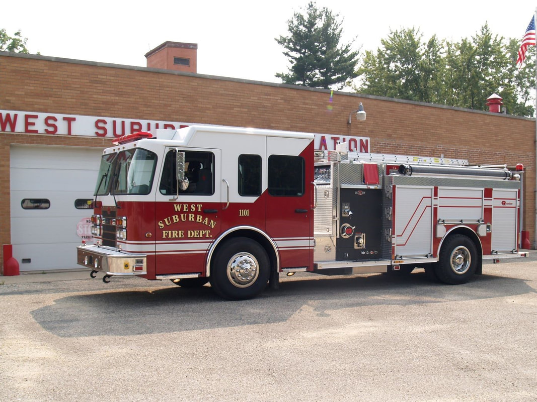 West Suburban, IL Rosenbauer Fire Truck 